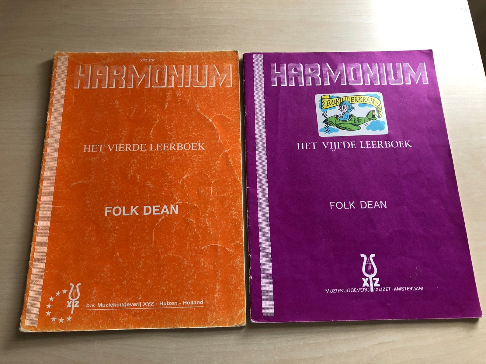 Lesboeken voor orgel door Folk Dean deel 4 en 5, Muziek en Instrumenten, Orgel, Gebruikt, Klassiek, Les of Cursus