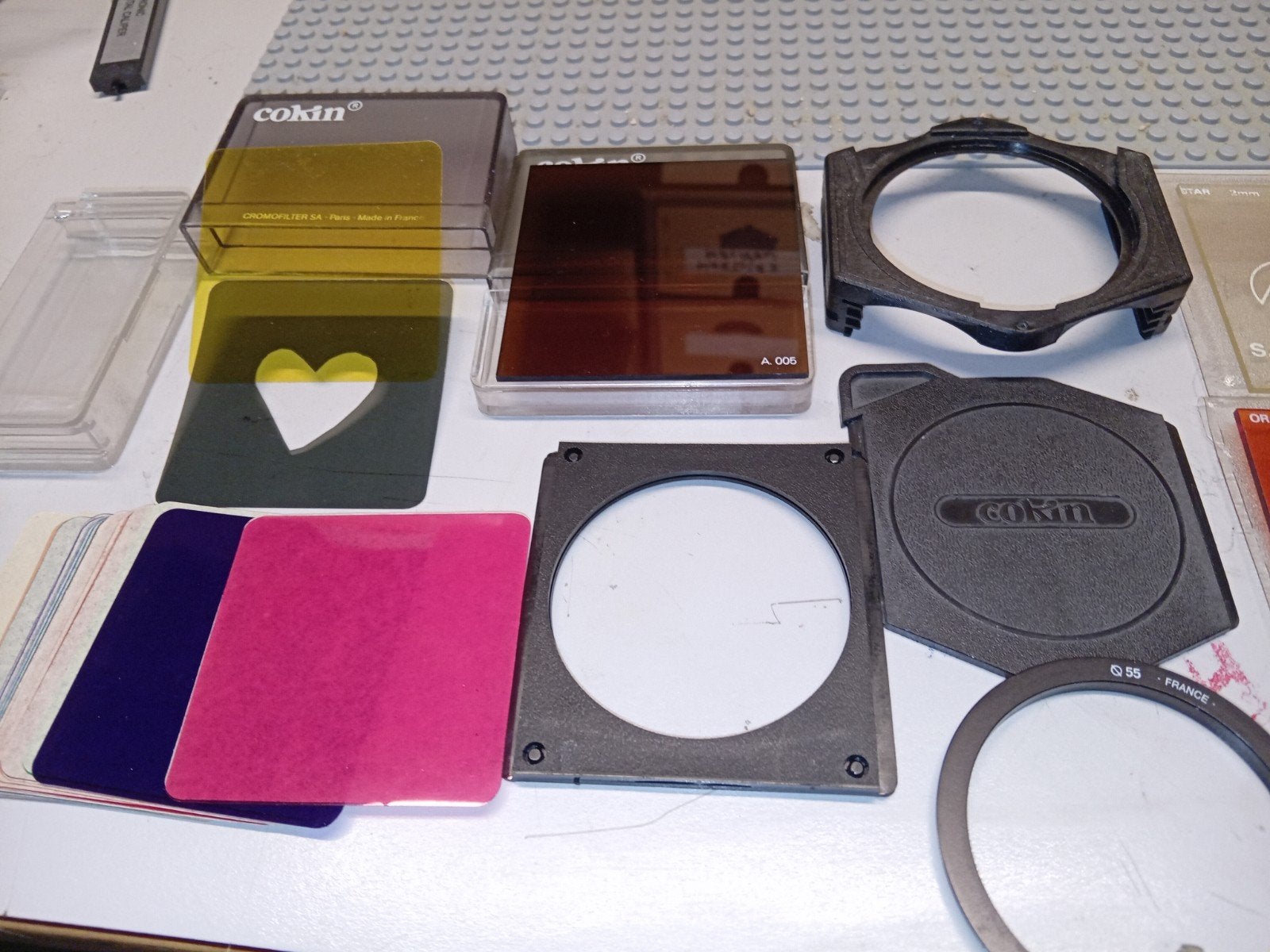 COKIN. Filterset. Houder, ring en filters, Overige typen, Inclusief filterhouder, Ophalen of Verzenden, Zo goed als nieuw