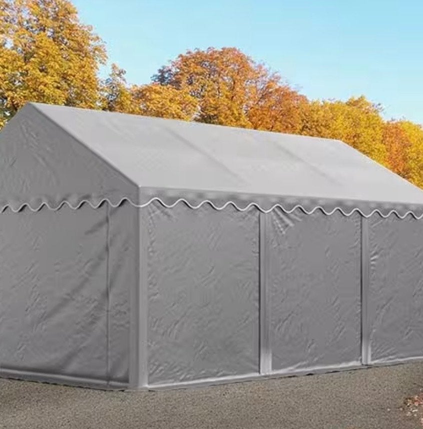 Partytent 3x6m VARIOStore ECONOMY PVC 700 grijs, Ophalen, Partytent, Minder dan 4 meter, Nieuw