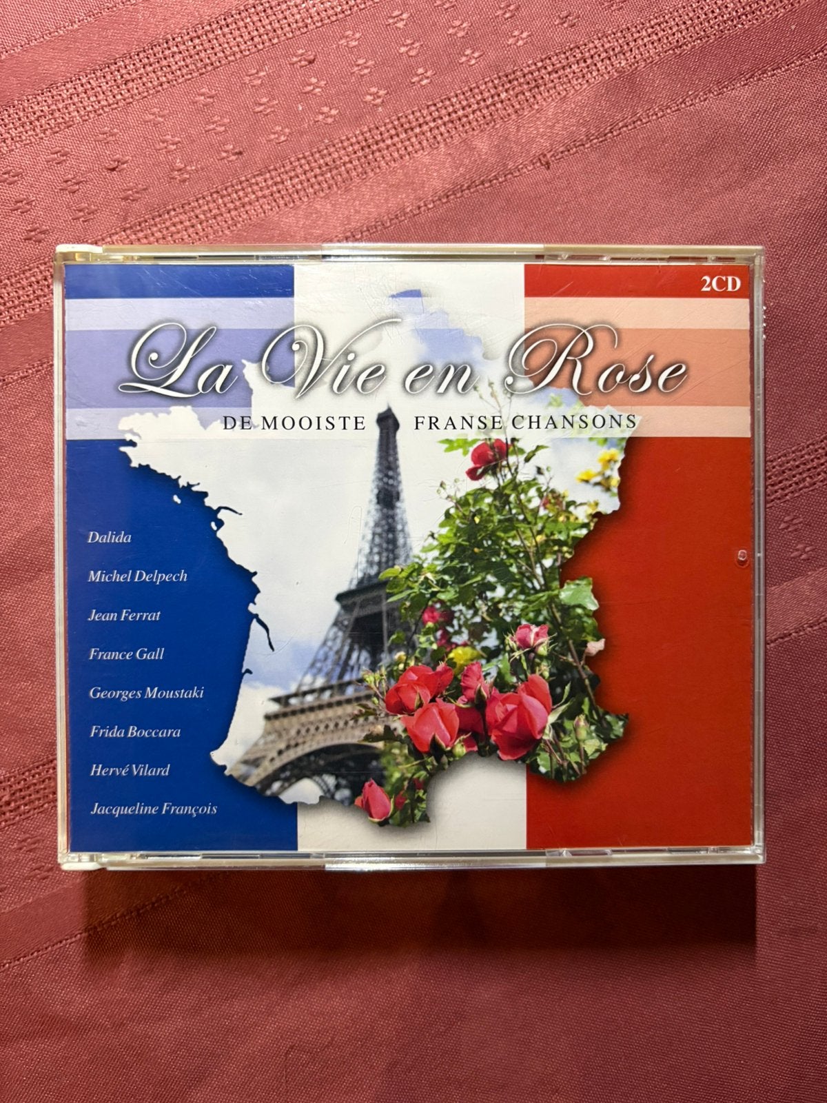 La Vie En Rose - De Mooiste Franse Chansons  2cd-box, Verzenden, Gebruikt, Verzamelalbum, Chanson