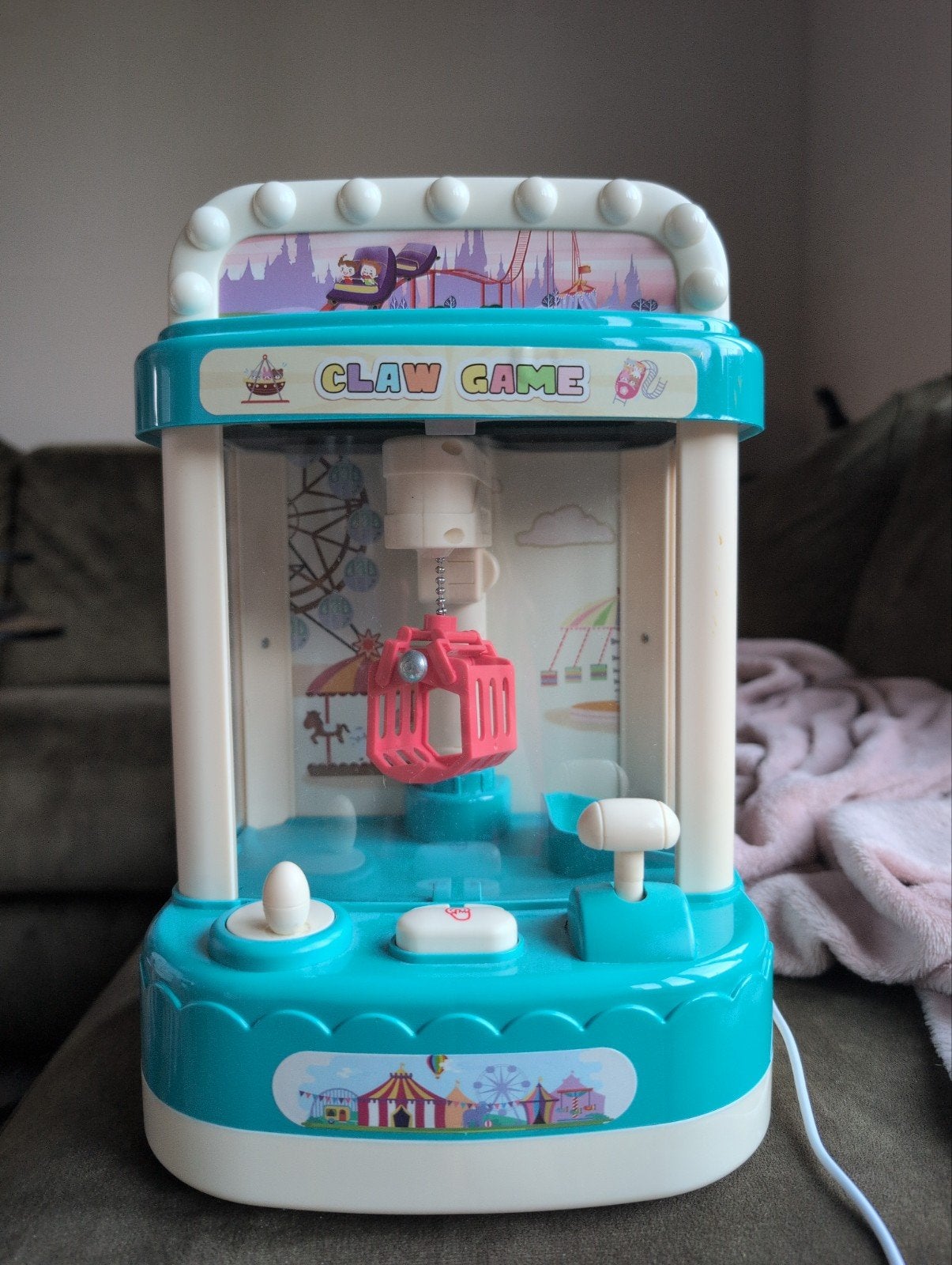 Leuke Claw Game Speelautomaat met USB-oplader, Kinderen en Baby's, Ophalen of Verzenden, Zo goed als nieuw, Jongen of Meisje
