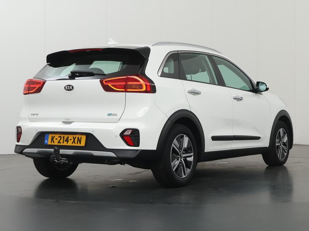 Kia Niro 1.6 GDi Hybrid DynamicLine | Trekhaak | Navigatie |, Auto's, Kia, Gebruikt, Euro 6, 2 kWh, Leder en Stof