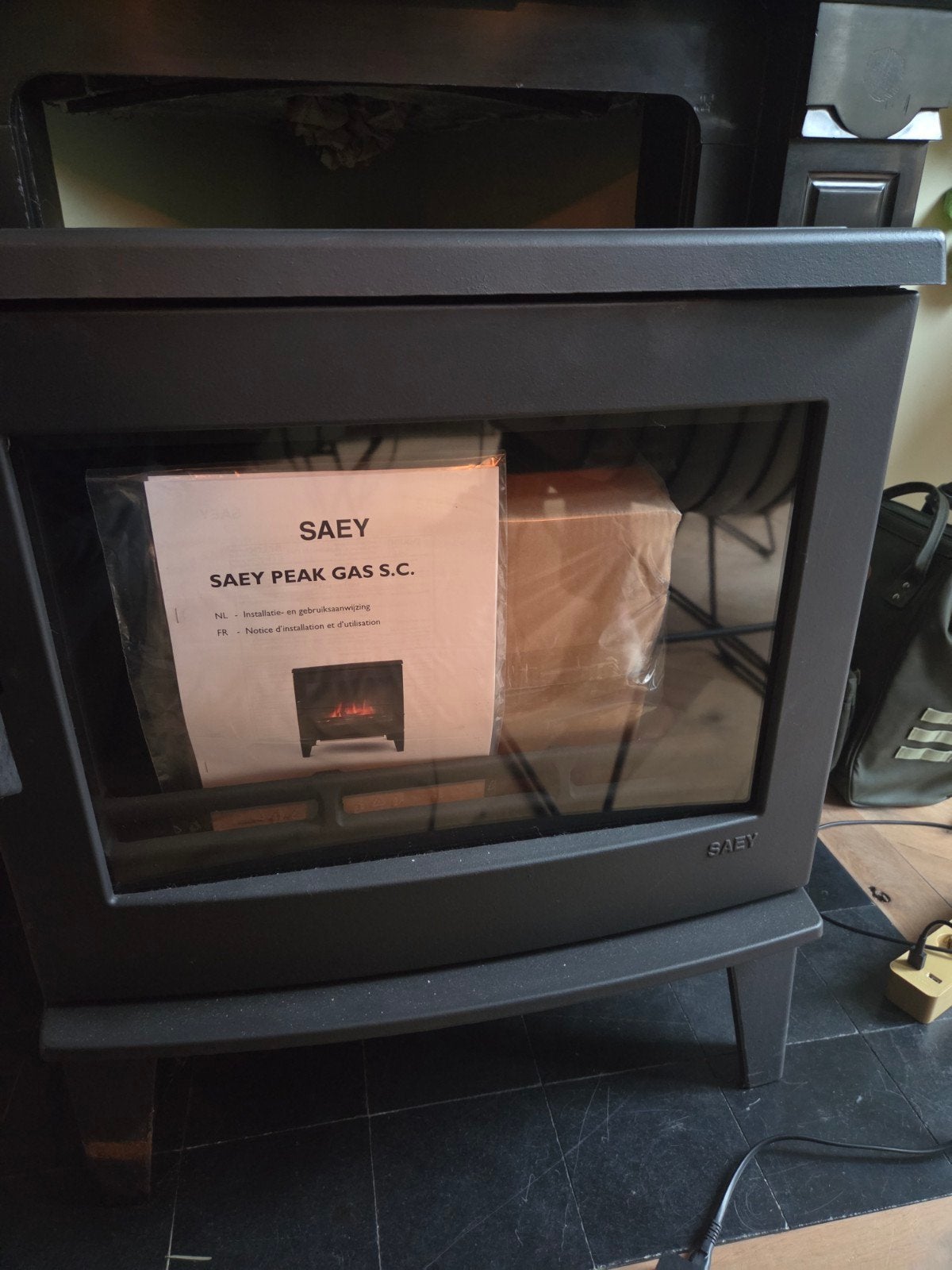 Saey Peak Gas S.C. Sier Gaskachel moeten weg, Ophalen, Gebruikt, Vrijstaande haard, Gashaard