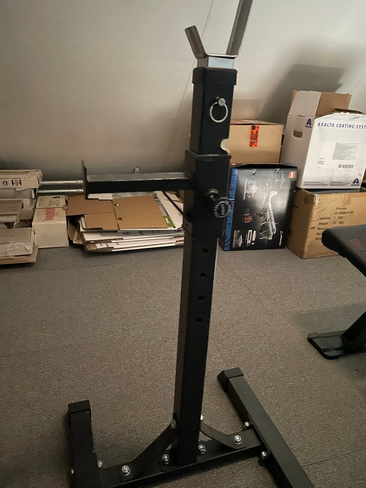 Squat Rack / Haltersteun - Verstelbaar, Ophalen, Zo goed als nieuw, Rug, Overige typen