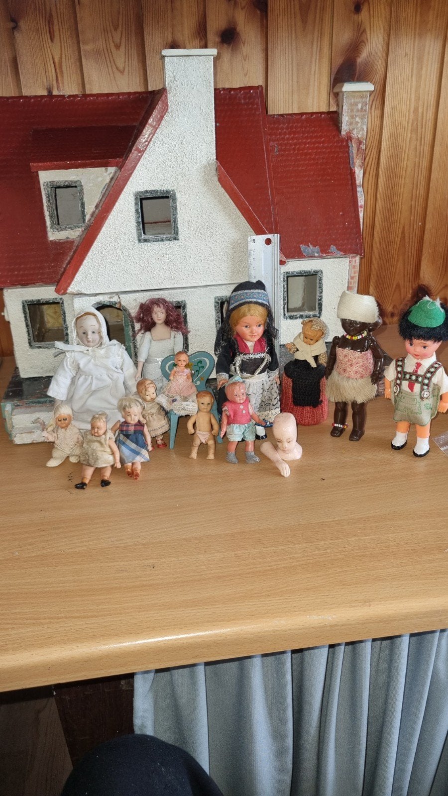 Diverse vintage poppen - mag per stuk, Ophalen of Verzenden, Gebruikt