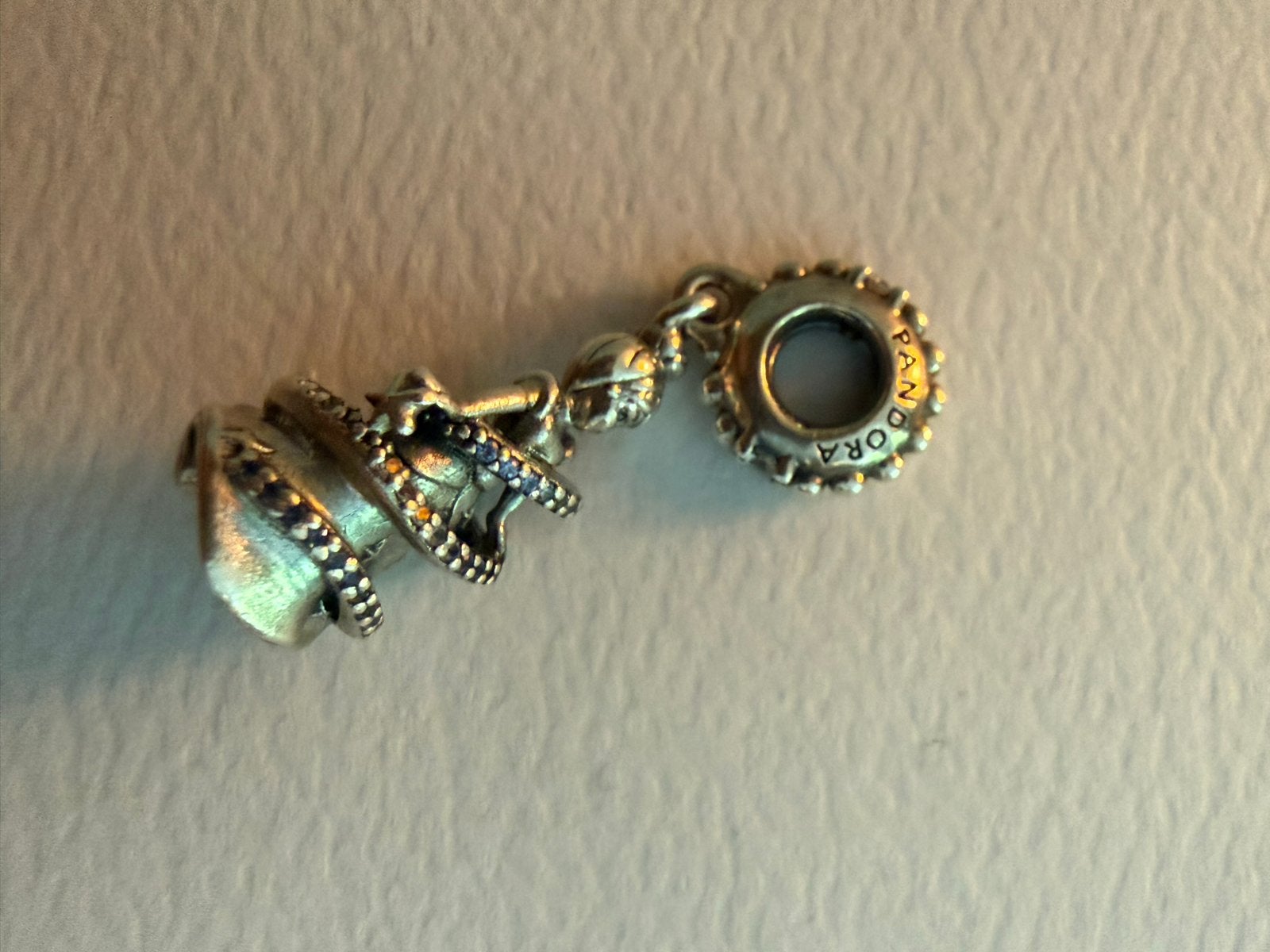 Pandora Disney Assepoester Bedel - Zilver, Sieraden, Tassen en Uiterlijk, Bedels, Zo goed als nieuw, Pandora, Zilver, 1 bedel