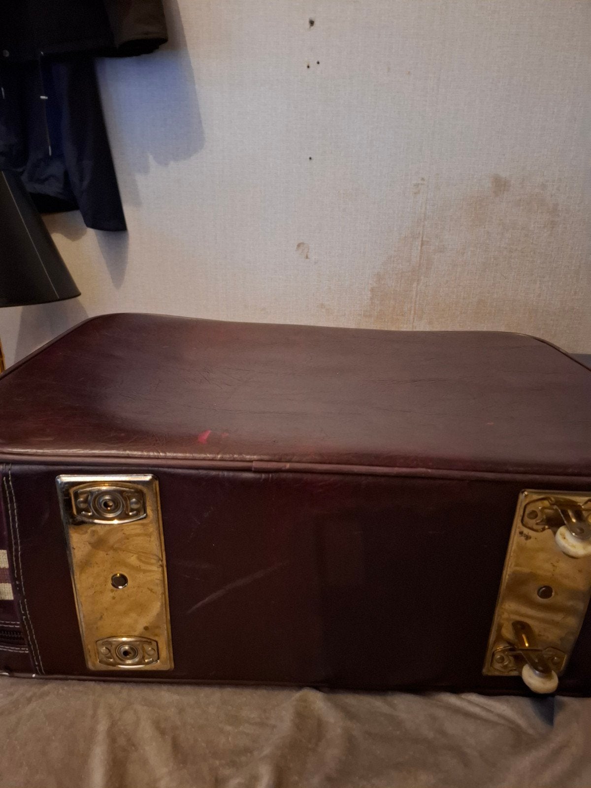 Samsonite zachte koffer, oud model. Kleur bruin., Ophalen, Overige materialen, Gebruikt, Minder dan 50 cm