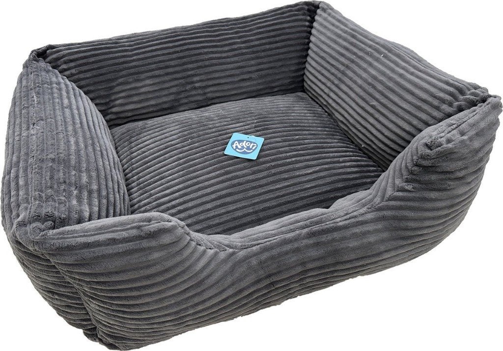 Hondenmand Ribstof antraciet grijs - 63 cm - nu voor € 27,95, ., Nieuw, Ophalen of Verzenden, Adori
