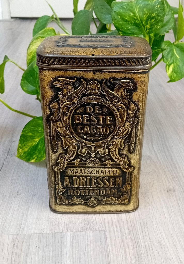 A.Driessen de beste cacao blik 1 kilo, leeg, Verzamelen, Blikken, Verzenden, Gebruikt, Overige