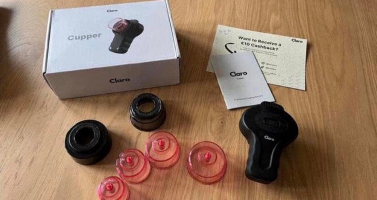 Claro Cupper Anti-Cellulite Cupping Methode, Ophalen of Verzenden, Zo goed als nieuw, Overige typen