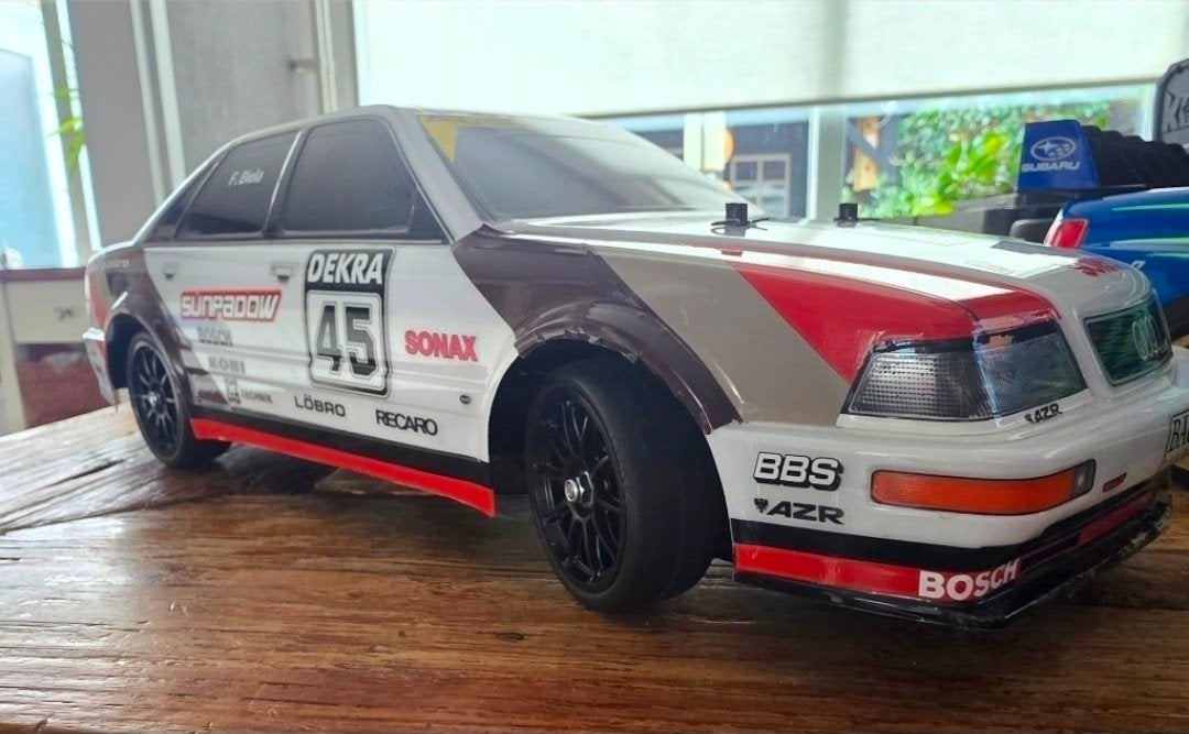 Tamiya TT-02 RC Auto met Hop-up Onderdelen - Onroad, Elektro, Ophalen of Verzenden, Zo goed als nieuw, Schaal 1:10
