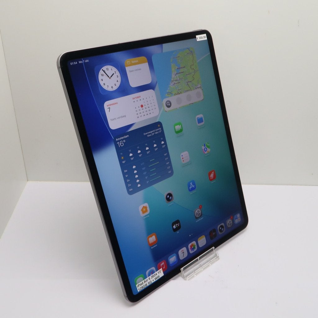Foto 3 van iPad Air 6 2024 M2 13-inch 5G + Wifi | in Redelijke Staat