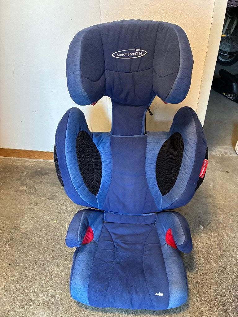 Storchenmühle Solar kinderstoel_gratis beschermend leder mat, Ophalen, Gebruikt, Meegroeistoel