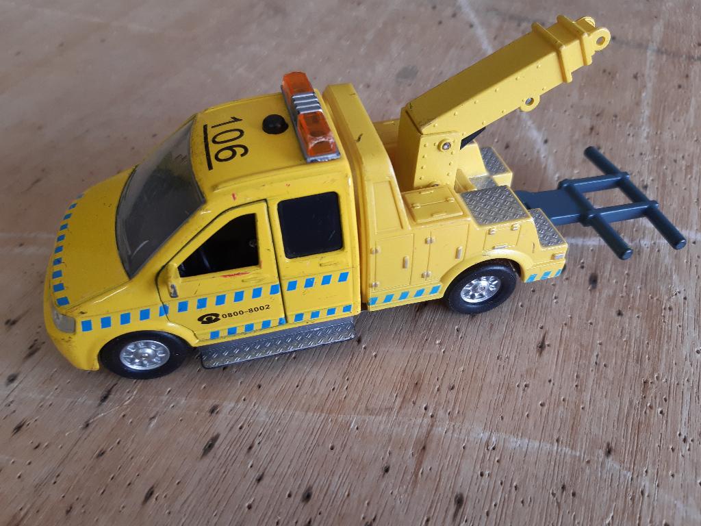 Vrachtauto Pickup Geel Rijkswaterstaat 14cm, Ophalen of Verzenden, Gebruikt