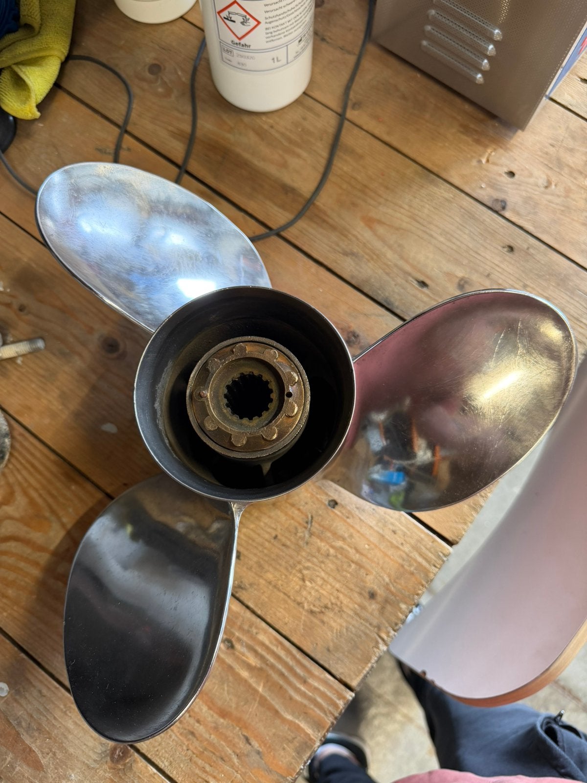 Mercury / MerCruiser RVS Propeller 13.4” x 24” – Nette staat, Ophalen of Verzenden, Zo goed als nieuw, Motor en Techniek, Motorboot