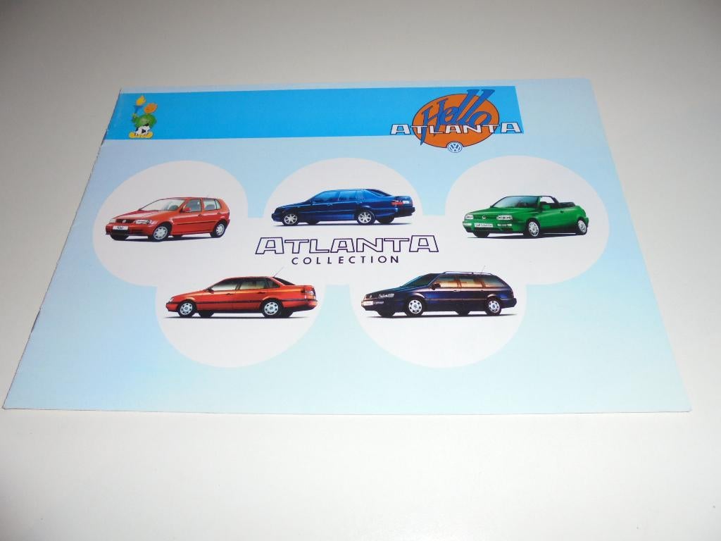 brochure Volkswagen Atlanta Collection  1996, Ophalen of Verzenden, Nieuw, Volkswagen