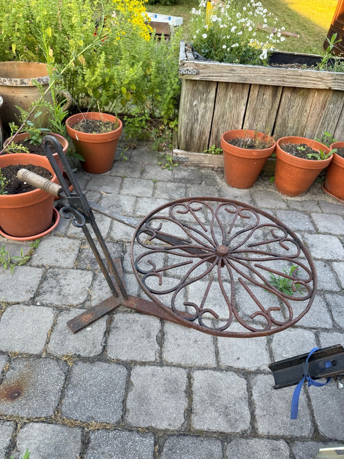 Vintage BBQ grill voor boven een kampvuur, Ophalen, Gebruikt