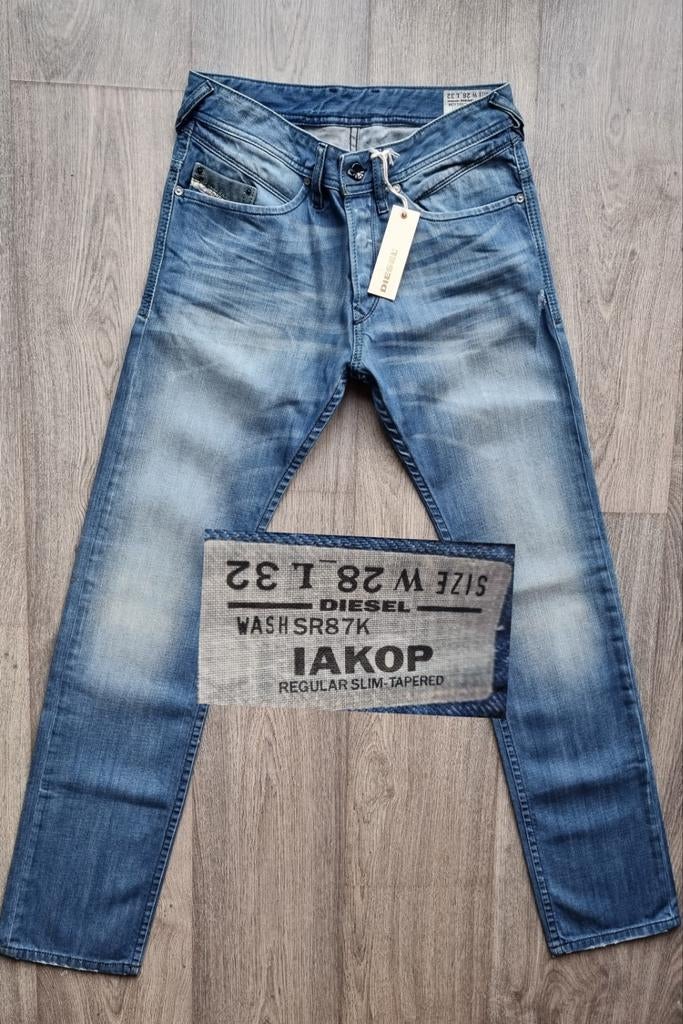 NIEUWE - Diesel IAKOP W28 L32 * 28x32 - slim tapered #D1728, Kleding | Heren, Spijkerbroeken en Jeans, Diesel, Blauw, Diesel, Nieuw