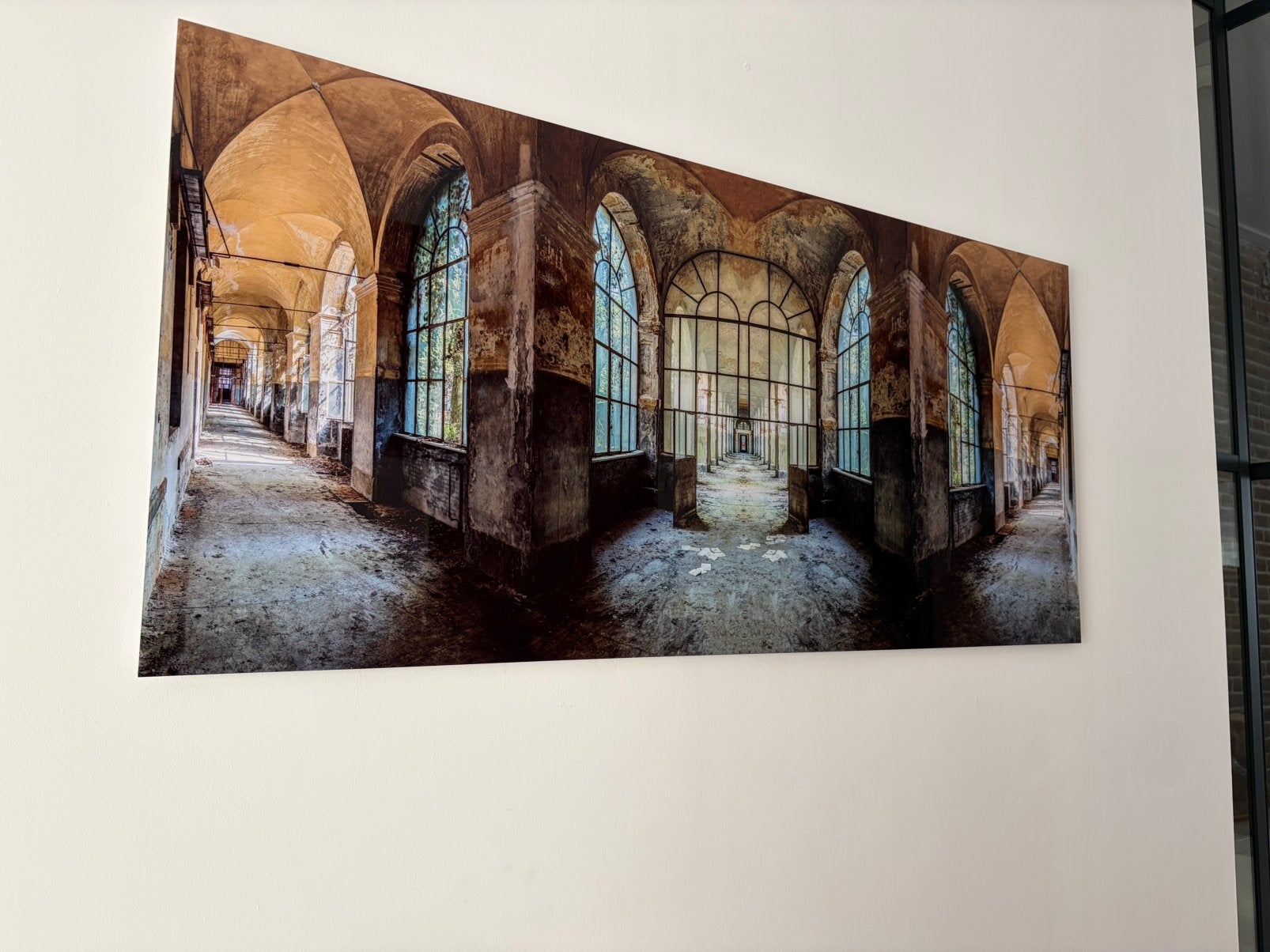 Kunst - alininium foto aan de muur staal (120cm x 55cm), Ophalen