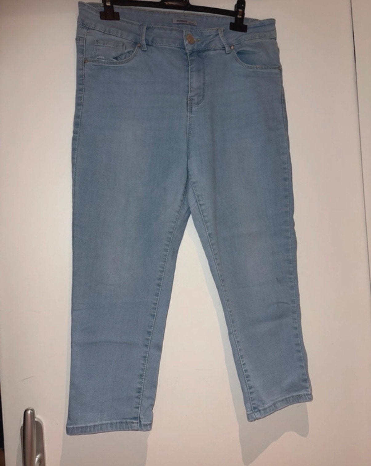 Goodies 3/4 jeans maat 46/3xl, Kleding | Dames, Ophalen of Verzenden, Zo goed als nieuw, Blauw, Overige jeansmaten