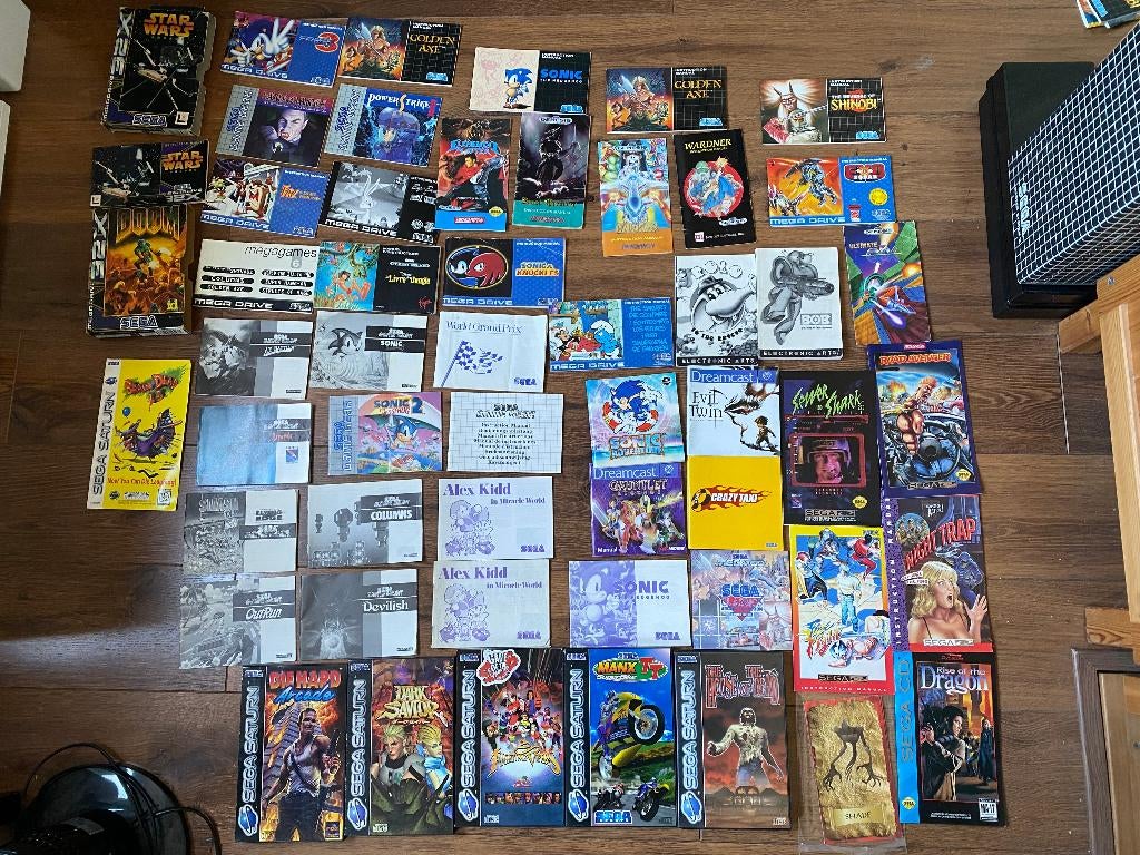 sega mega drive master system 32x game gear boekjes, Spelcomputers en Games, 1 speler, Ophalen of Verzenden, Zo goed als nieuw