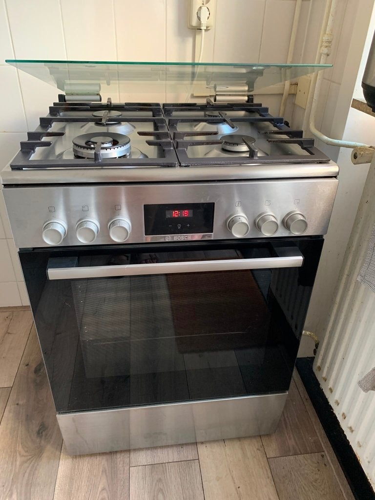 Gasfornuis -oven, Ophalen, Gebruikt, 4 kookzones, Gas