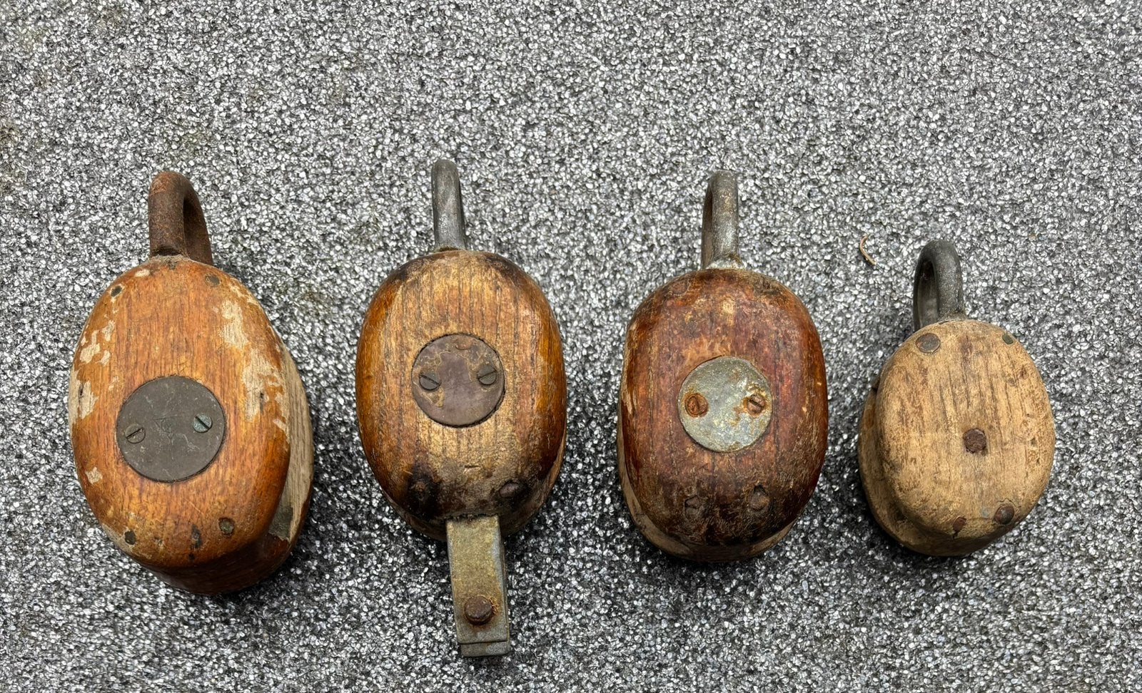 Blokken, hout., Watersport en Boten, Ophalen of Verzenden, Gebruikt, Tuigage en Masten, Zeilboot