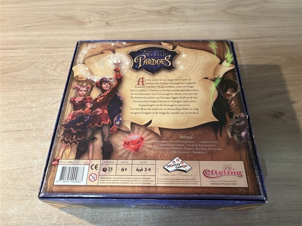 efteling pardoes spel - s7061, Hobby en Vrije tijd, Ophalen of Verzenden, Zo goed als nieuw