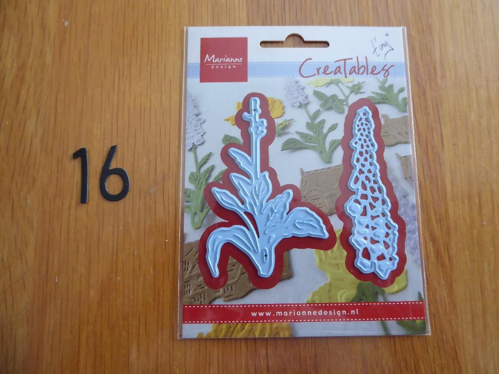 nr. 3016 - Marianne design Creatables LR0452, Hobby en Vrije tijd, Kaarten | Zelf maken, Ophalen of Verzenden, Nieuw, Overige thema's