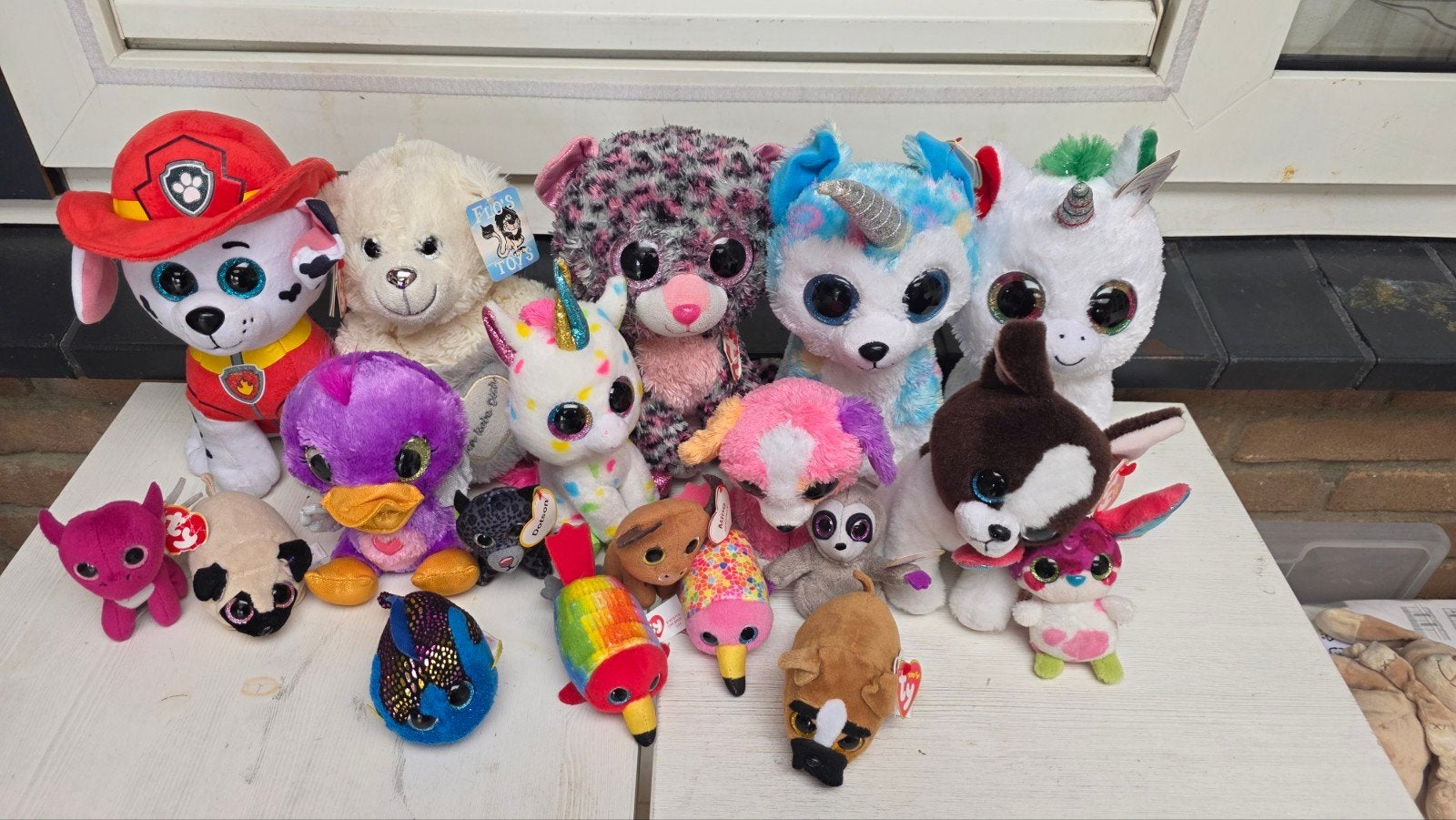 Diverse TY knuffels met grote ogen - Beanie Boos collectie, Kinderen en Baby's, Speelgoed | Knuffels en Pluche, Ophalen, Klein (minder dan 20 cm)