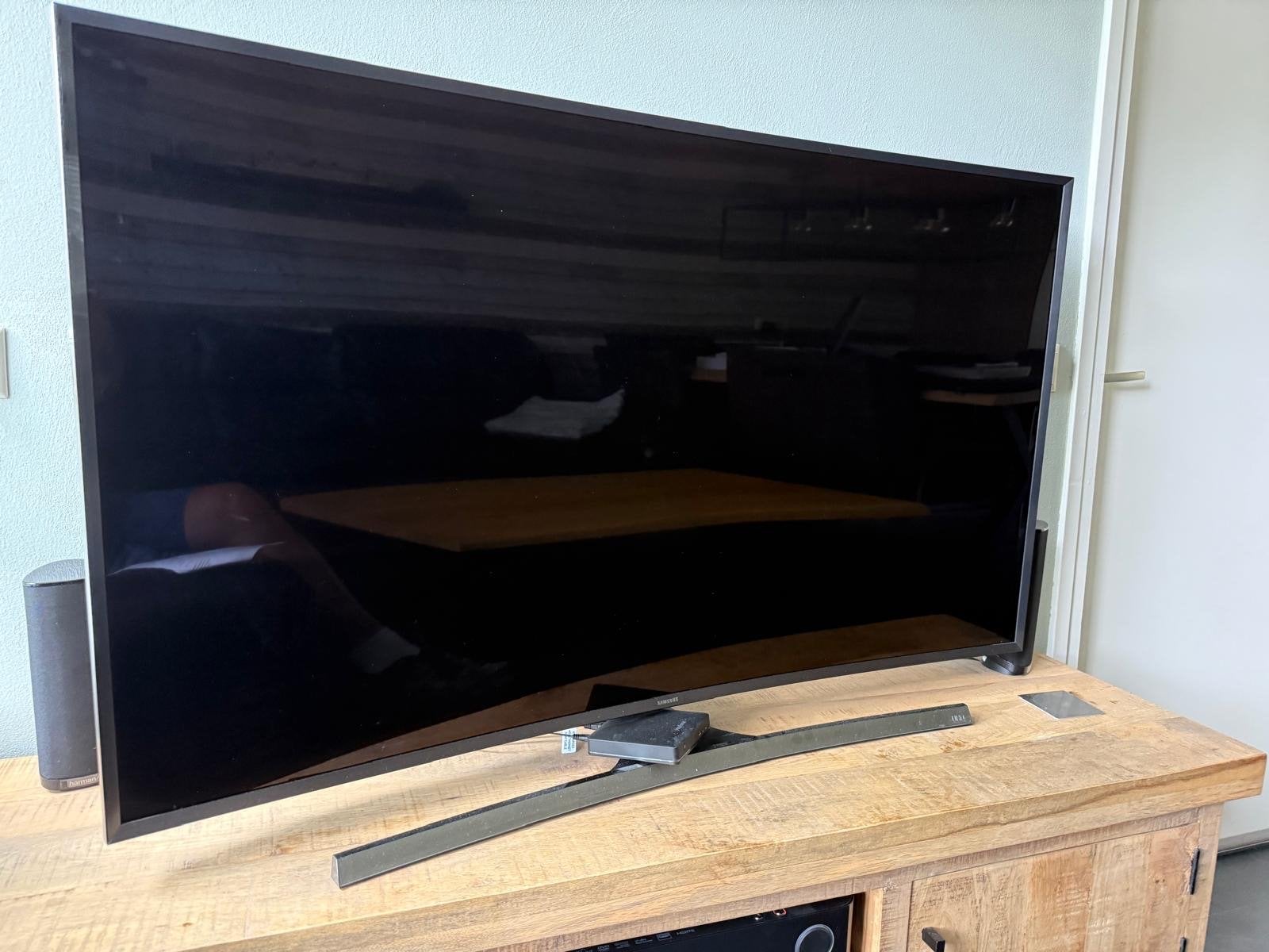 Samsung UE55JU7500 55 inch 4K Curved Smart TV *lees tekst, Audio, Tv en Foto, Televisies, Ophalen, 50 Hz, Samsung, 100 cm of meer