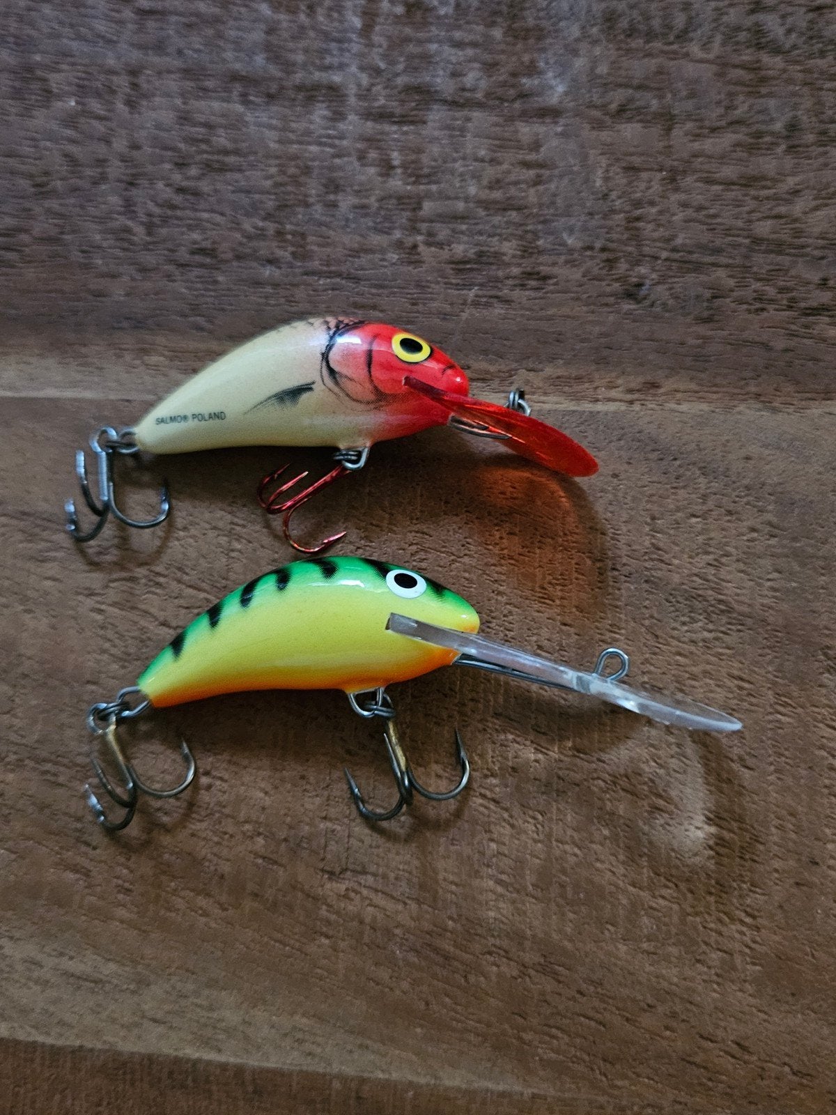 2x salmo hornets, Watersport en Boten, Hengelsport | Roofvissen, Ophalen of Verzenden, Zo goed als nieuw, Overige typen