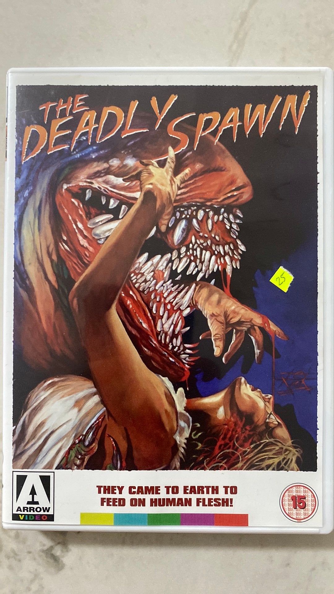 The deadly spawn DVD, Cd's en Dvd's, Dvd's | Horror, Vanaf 16 jaar, Ophalen of Verzenden, Zo goed als nieuw, Overige genres