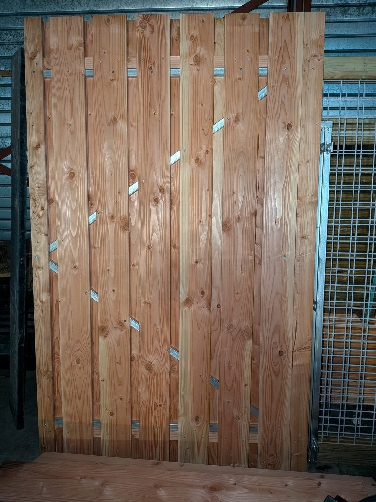 Douglas schuttingdeur compleet-100-120 cm, Ophalen, 1 tot 2 meter, Minder dan 3 meter, .