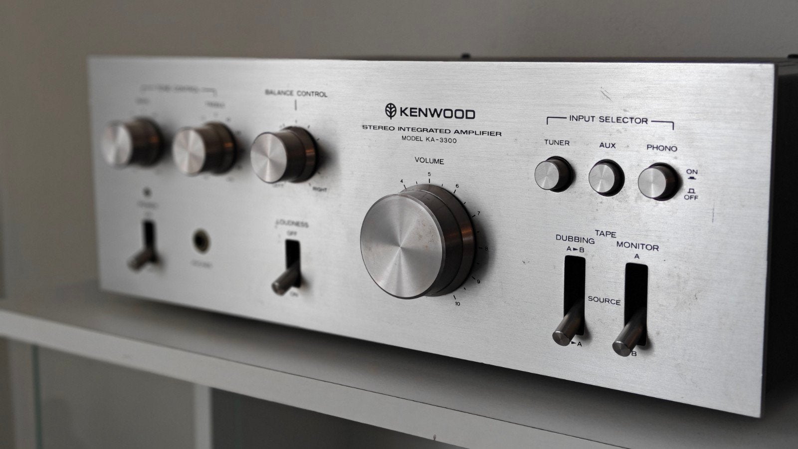 Kenwood KA-3300 Stereo Geïntegreerde Versterker, Gebruikt, 60 tot 120 watt, Stereo, Ophalen