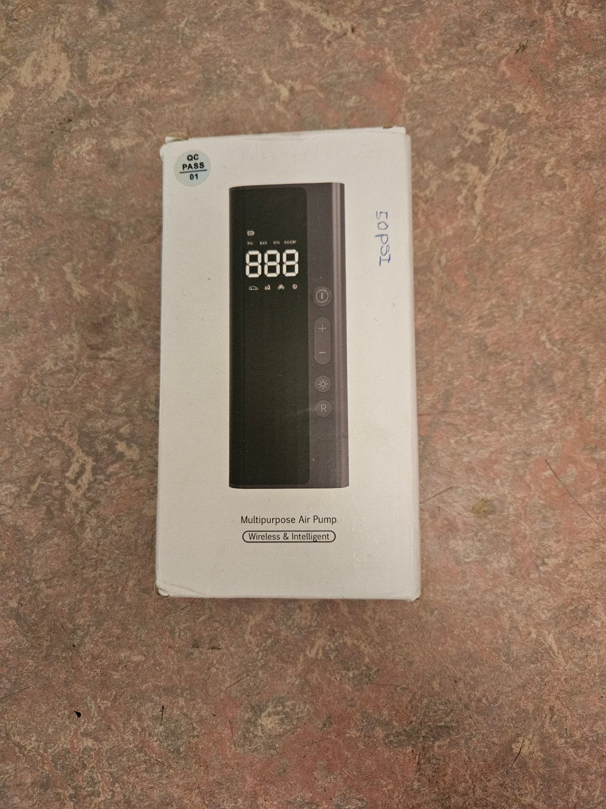 Draagbare Elektrische Luchtpomp met Drukmeter, Ophalen, Drukmeter, Nieuw