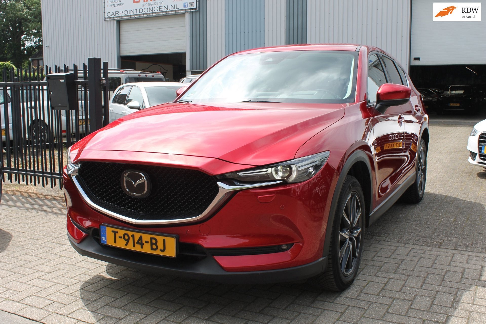 Mazda CX-5 2.5 SkyActiv-G 194 GT-M 4WD Leer Trekhaak ACC Vol, Auto's, Dealer onderhouden, Gebruikt, 4 cilinders, 2000 kg