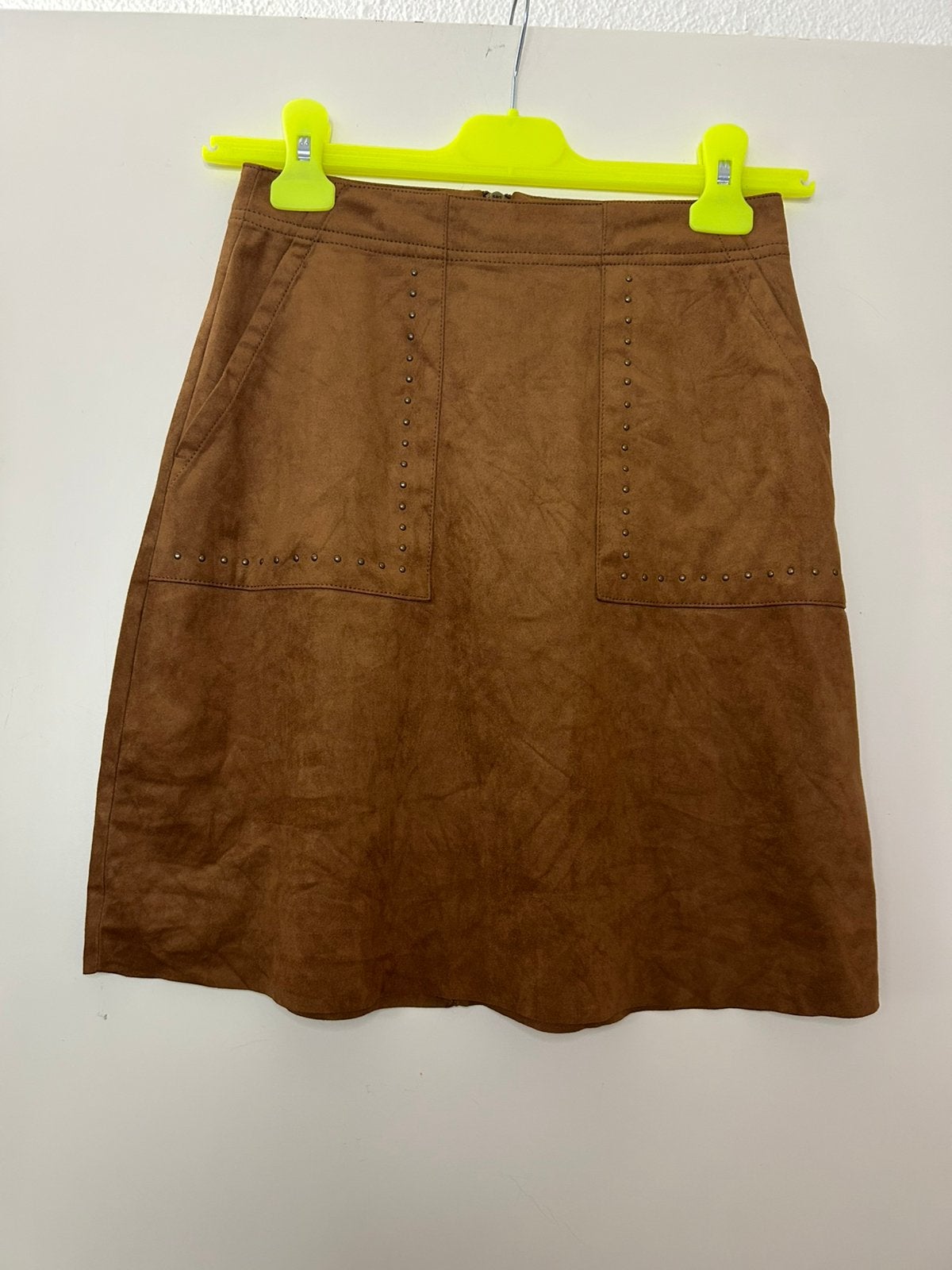Suede look dames rokje | Costes | maat XS | als nieuw, Bruin, Ophalen of Verzenden, Zo goed als nieuw, Maat 34 (XS) of kleiner