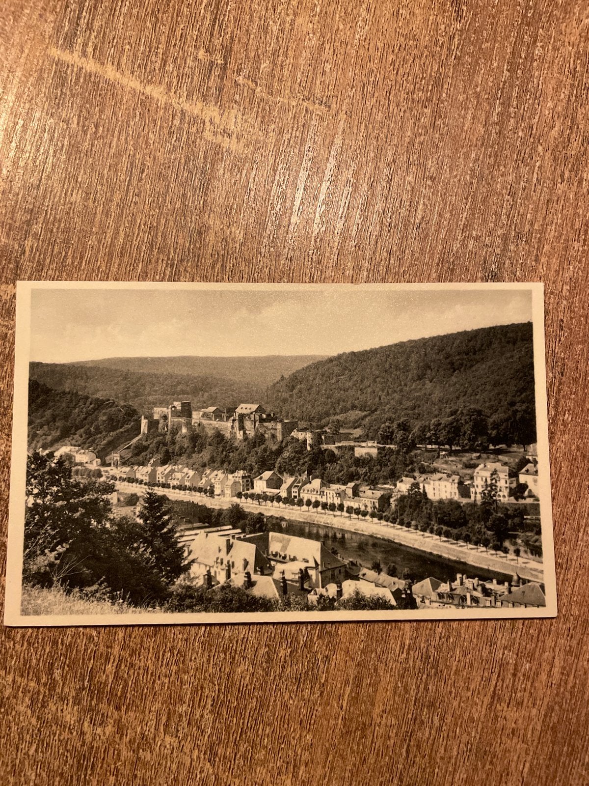 Oude Postkaart Bouillon - Vue prise du Calvaire, Verzamelen, Ophalen of Verzenden, Gelopen, Luxemburg