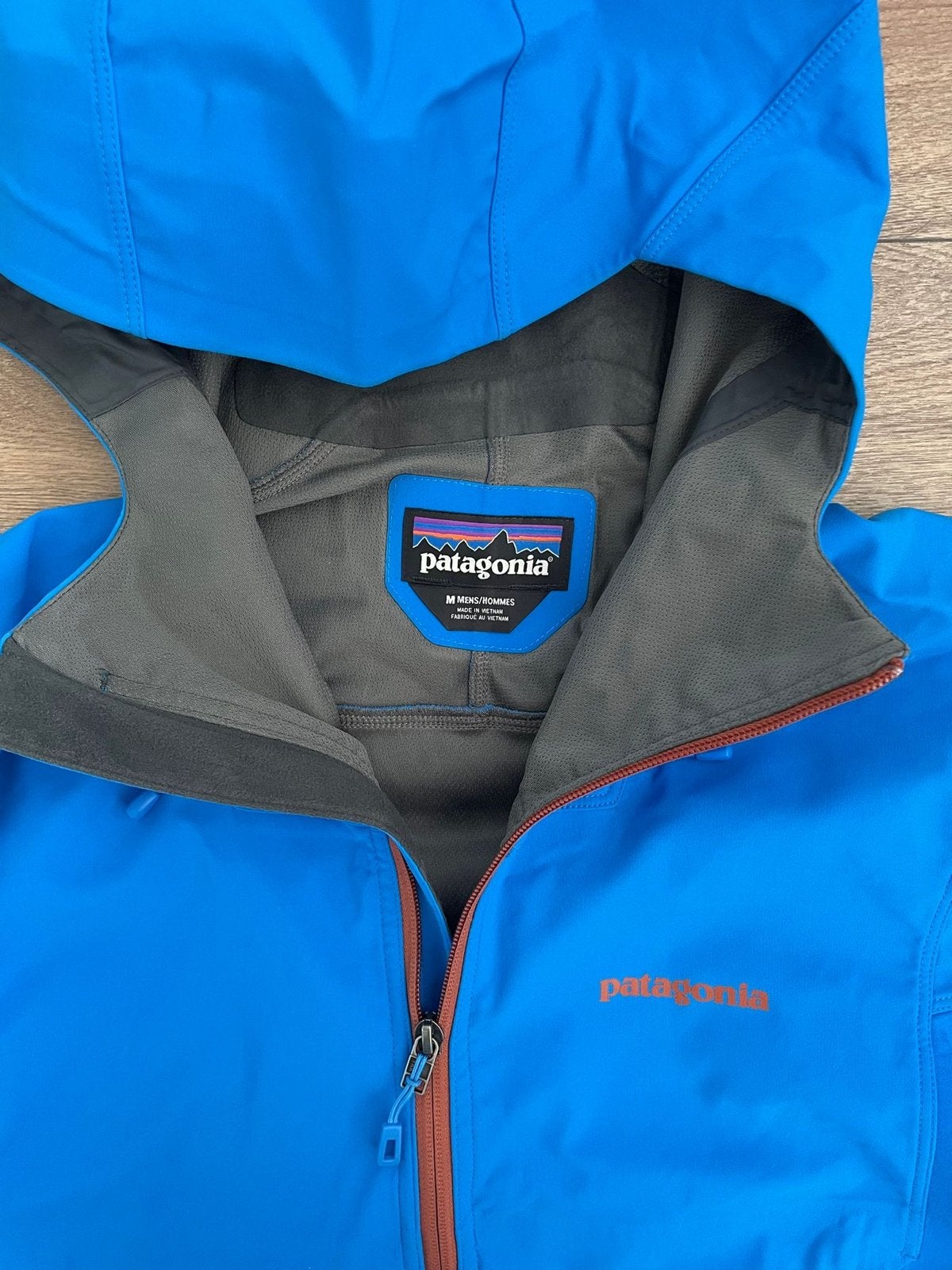 Patagonia Sofshell - Blauw - Maat M, Ophalen, Zo goed als nieuw, Maat 48/50 (M), Blauw