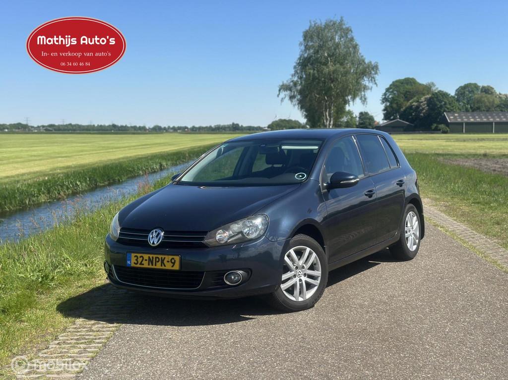 Volkswagen Golf 1.4 TSI Highline! Goed onderhouden! Nette st, Euro 5, 4 cilinders, Blauw, 122 pk