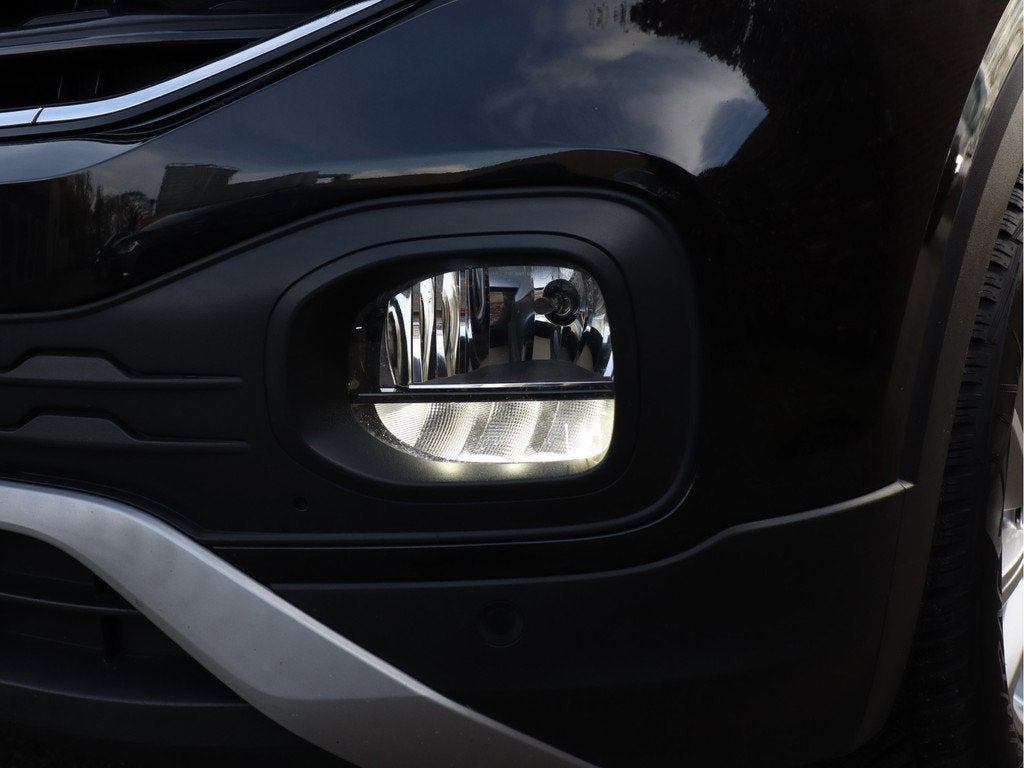 Volkswagen T-Cross 1.0 TSI Life NL-auto, adap. cruise, Gebruikt, Zwart, Origineel Nederlands, Bedrijf