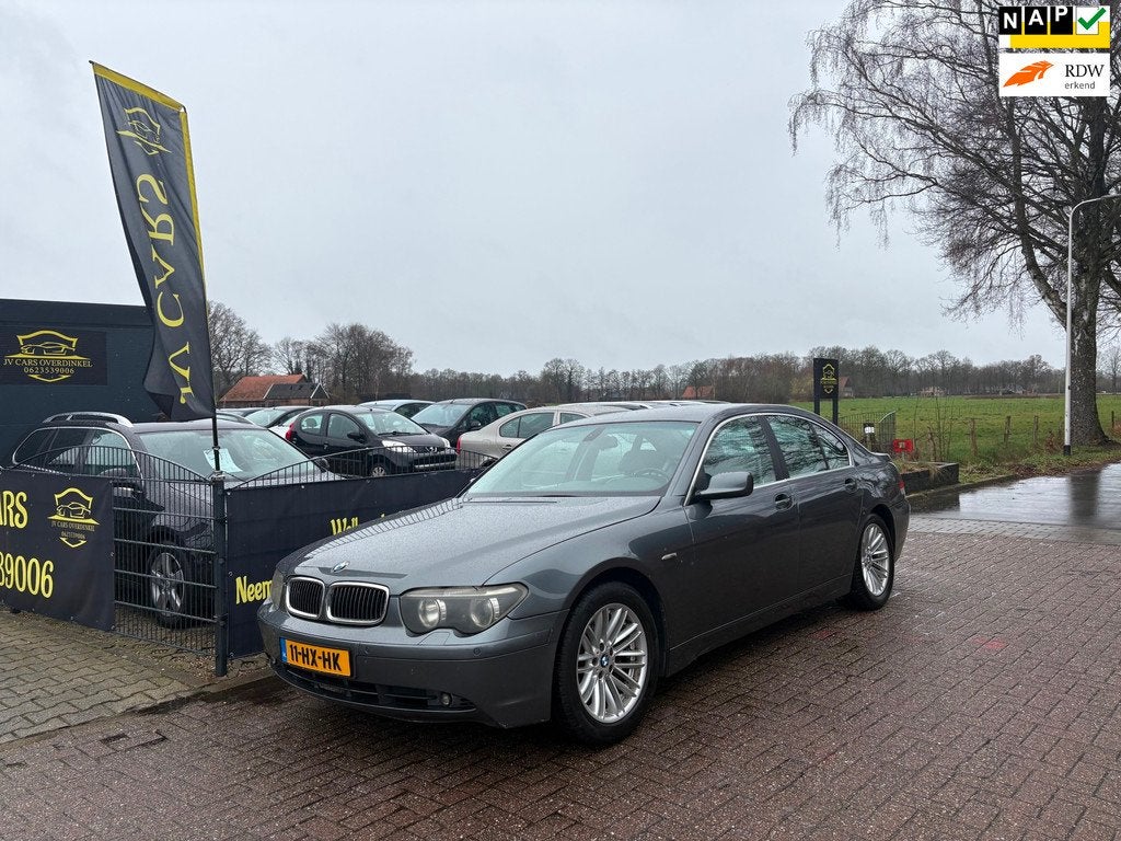 BMW 7-serie 745i Executive BOMVOL,AIRCO,NAVI,CRUISE,PDC,STOE, Automaat, Achterwielaandrijving, Gebruikt, 8 cilinders