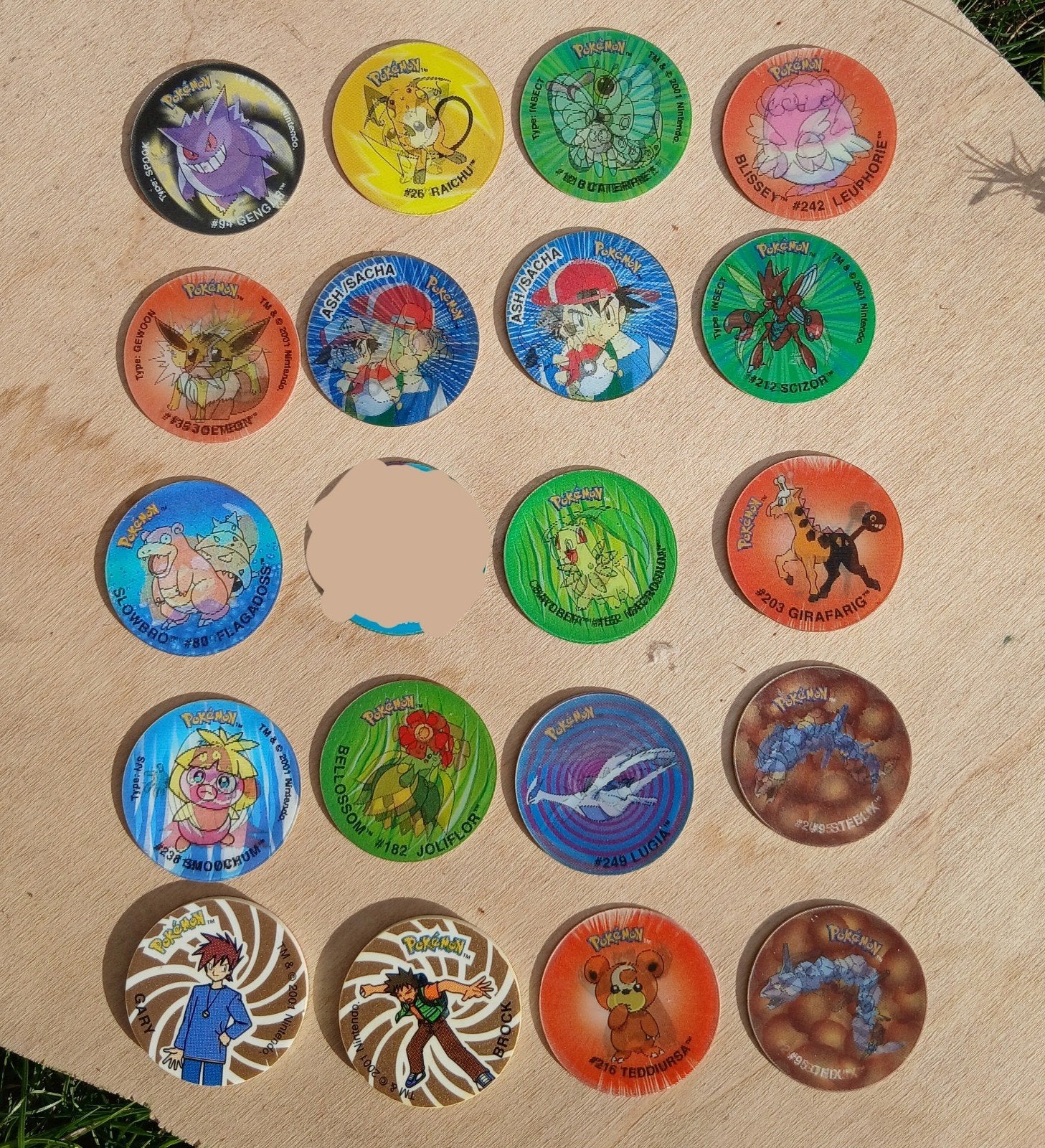 Smiths Pokemon Evolutions 2001 flippo pogs vintage, Verzamelen, Ophalen of Verzenden, Losse flippo's