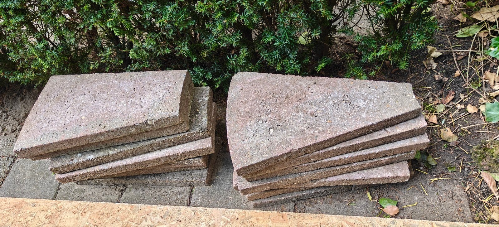 Gebruikte terrastegels van beton, Ophalen, Gebruikt, Minder dan 5 m², Beton