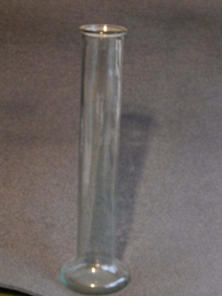 Zware hoge vaas ,gerecycled glas, Ophalen, Gebruikt, Overige kleuren, 57 cm