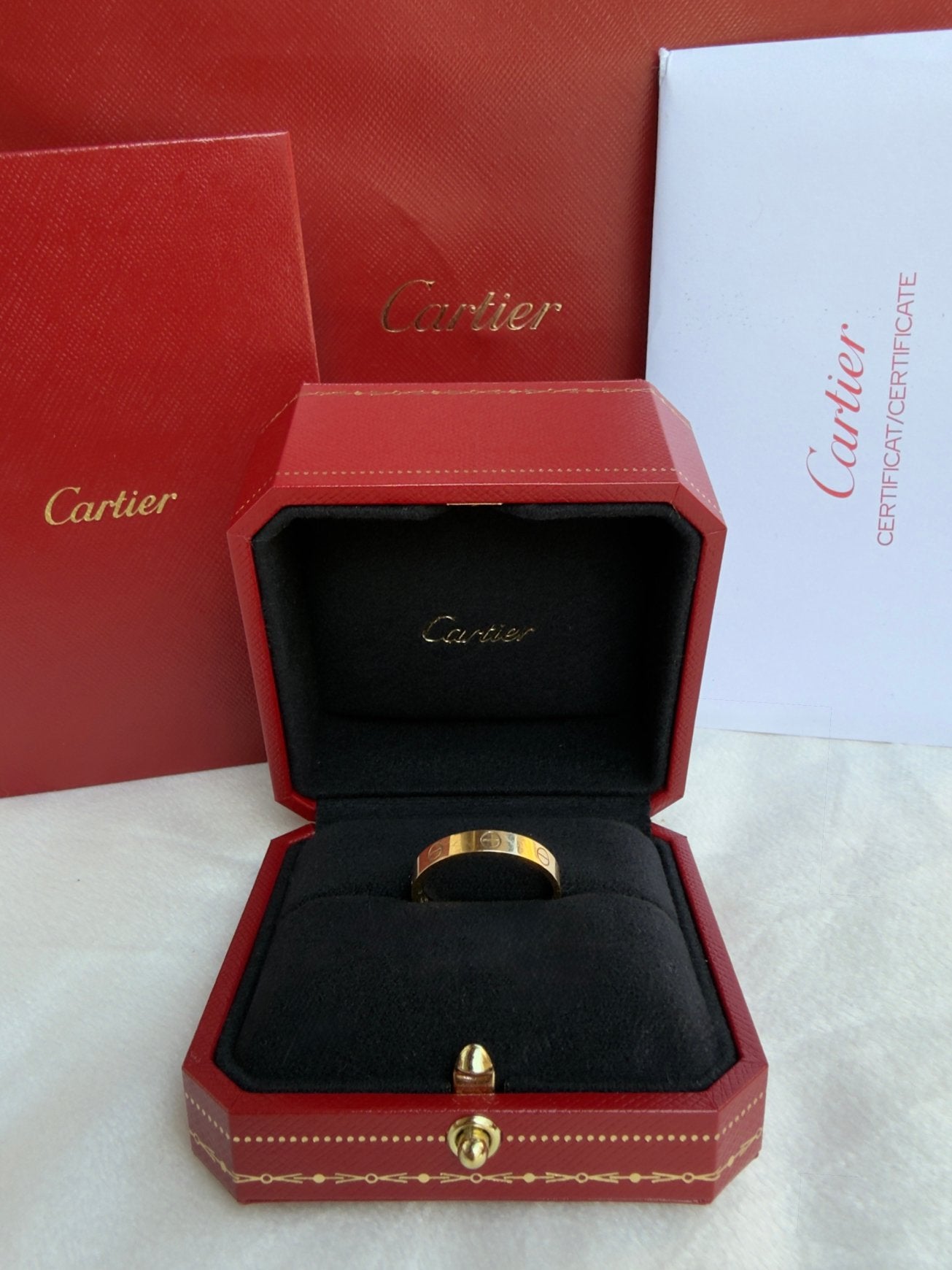 Cartier LOVE ring - 18K Geelgoud - Maat 62, Sieraden, Tassen en Uiterlijk, Ringen, Ophalen, 19 tot 20, Heer, Zo goed als nieuw