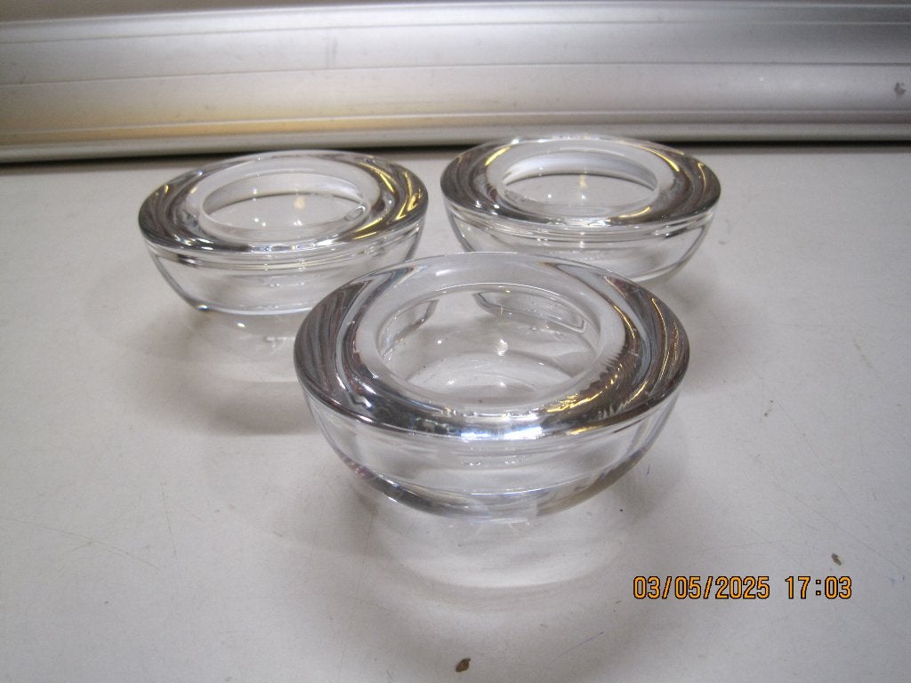 iittala ballo waxinelichthouder in 1 koop helder (341), Waxinelichthouder, Ophalen of Verzenden, Iittala, Glas