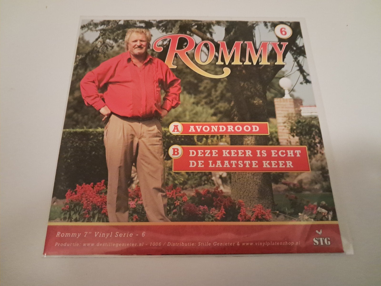 Rommy - Avondrood / Deze keer is echt de laatste keer, Cd's en Dvd's, Ophalen, 7 inch, Zo goed als nieuw, Levenslied of Smartlap