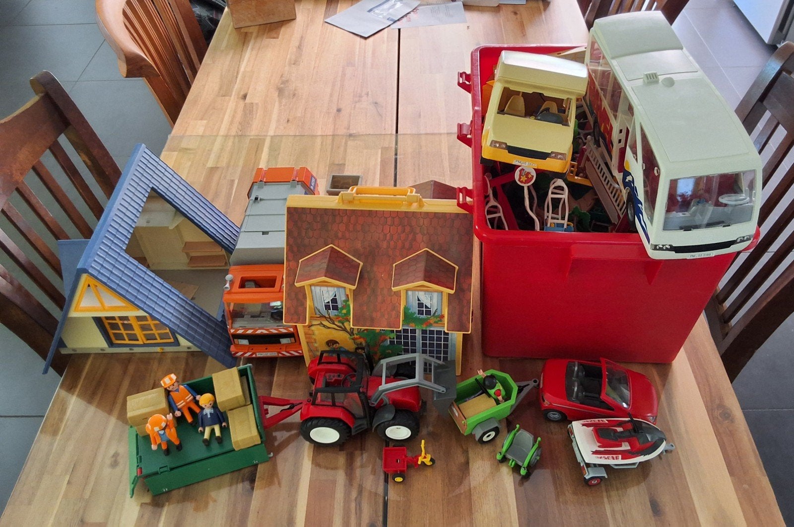 Playmobil.  grote hoeveelheid. alles in 1 koop, Ophalen, Gebruikt